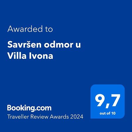 Savrsen Odmor U Villa Ivona Zadar Bagian luar foto